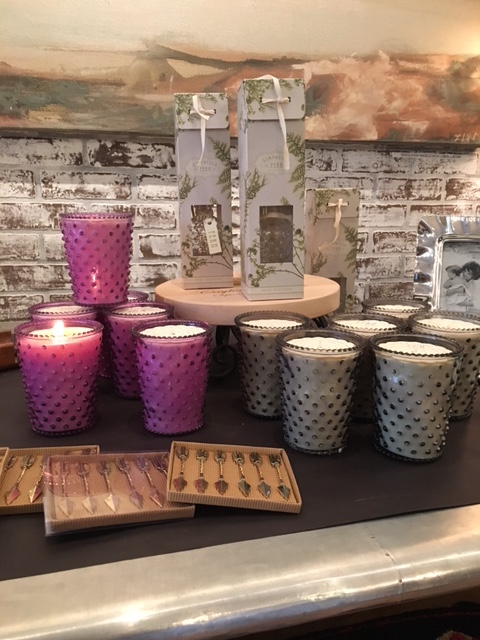 New Hobnail candles in Lilac (our new fave!), Fern, and Ambergris. We also have the diffusers in Fern, for those that prefer a flawless scent. 